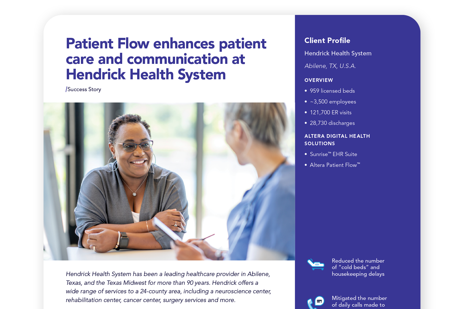 Learn How Hendrick Health Improved The Patient Experience